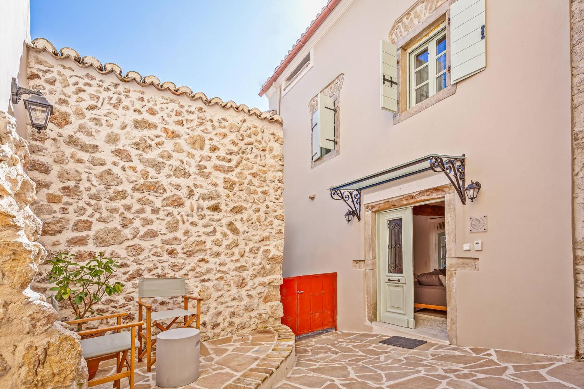 Courtyard Cottage Corfu Lakones Luaran gambar