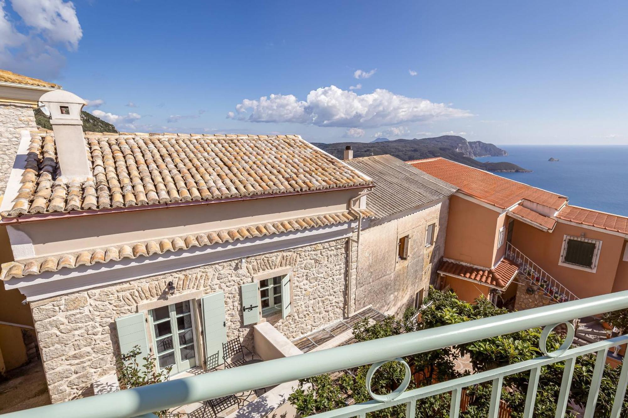 Courtyard Cottage Corfu Lakones Luaran gambar