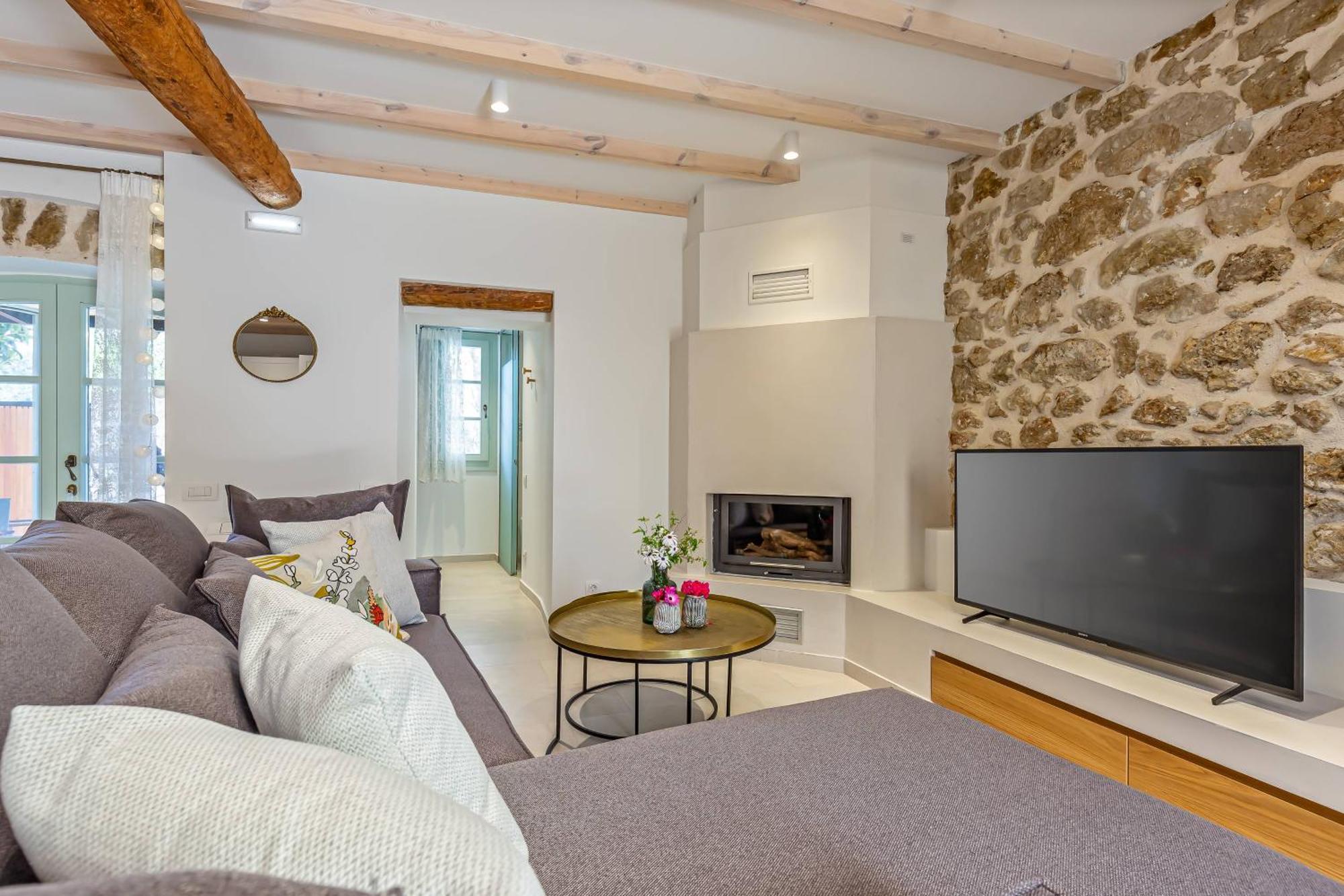 Courtyard Cottage Corfu Lakones Luaran gambar