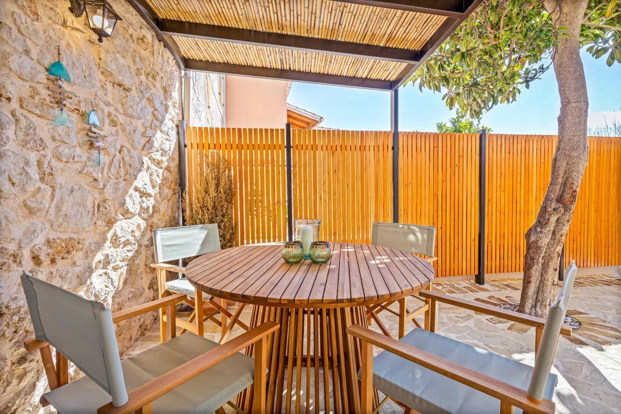 Courtyard Cottage Corfu Lakones Luaran gambar