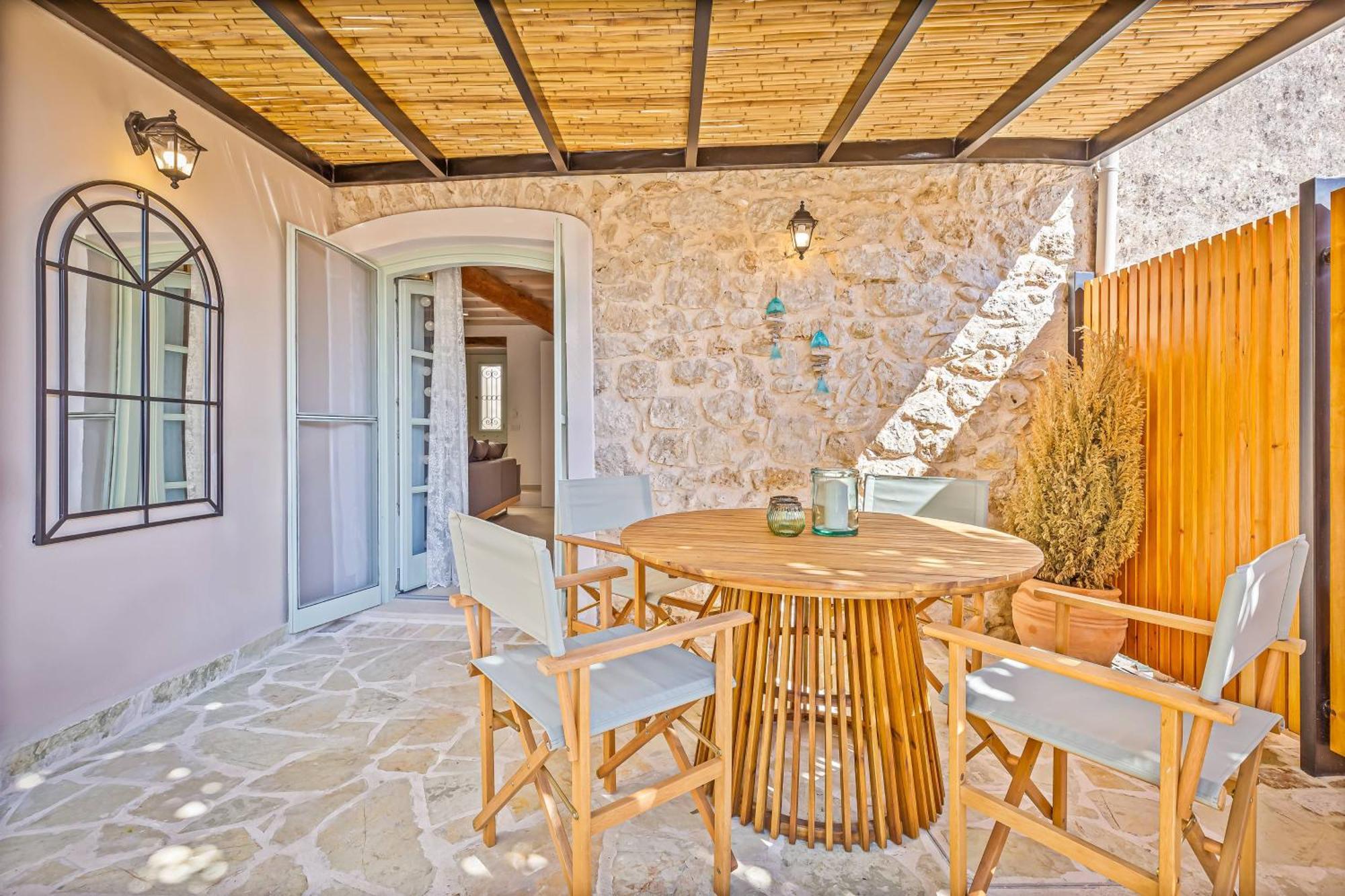 Courtyard Cottage Corfu Lakones Luaran gambar