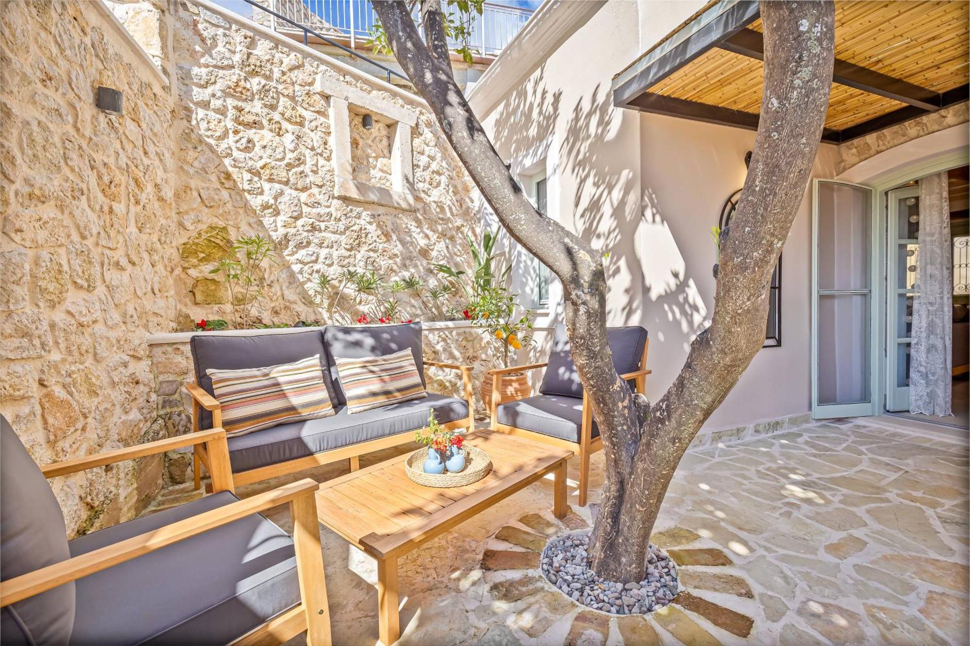 Courtyard Cottage Corfu Lakones Luaran gambar